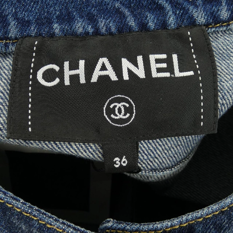 CHANEL P78108V70196 24B Áo khoác denim - Hàng hiệu Chính hãng 820742