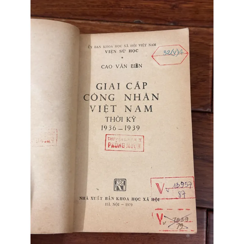 | GIAI CẤP CÔNG NHÂN VIỆT NAM THỜI KỲ 1936 — 1939 | 1036760