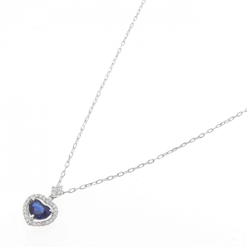 Dây chuyền Sapphire hình trái tim PT900/PT850 1.402CT - Hàng hiệu Chính hãng 858157