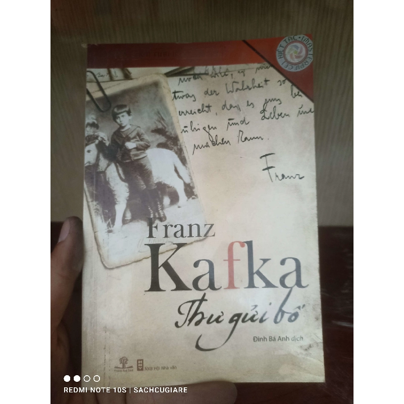 (Sách cũ SCGR) Thử gửi bố - Franz Kafka VAVO Blogmeo090426 1014467