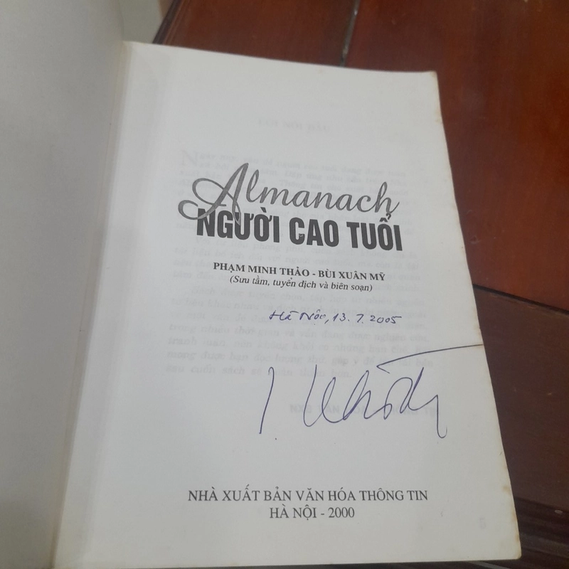 Almanach NGƯỜI CAO TUỔI 469301