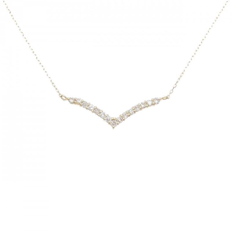 Dây chuyền kim cương K18YG 0.20CT - Hàng hiệu Chính hãng 862452