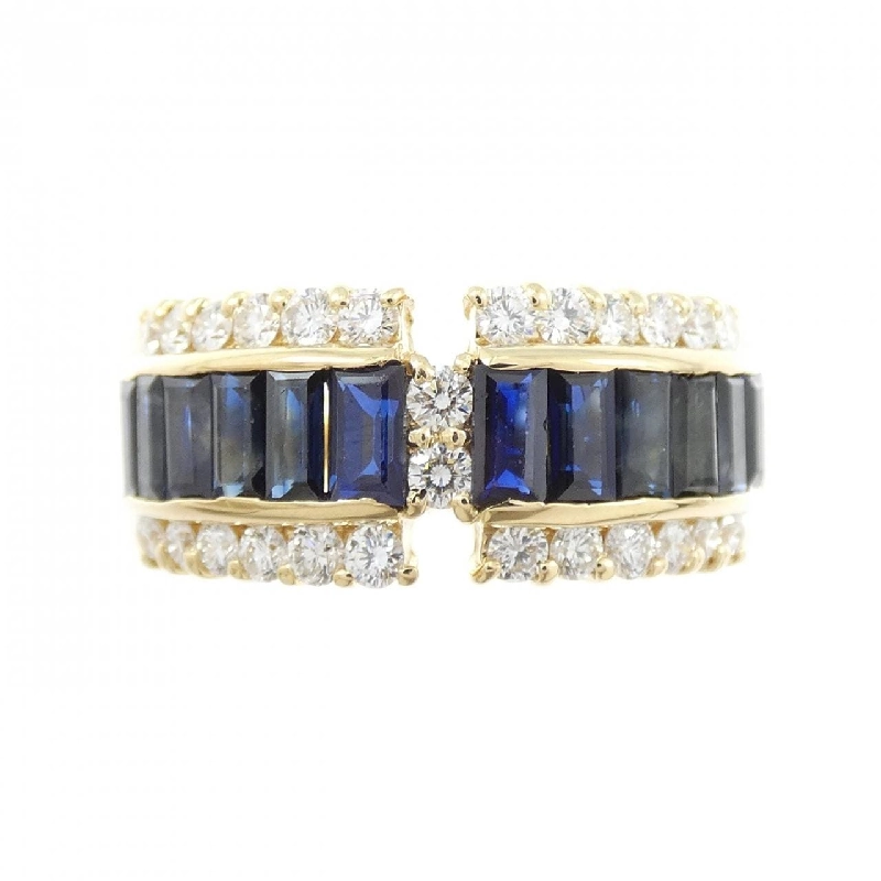 Nhẫn Sapphire K18YG 1.72CT - Hàng hiệu Chính hãng 846500