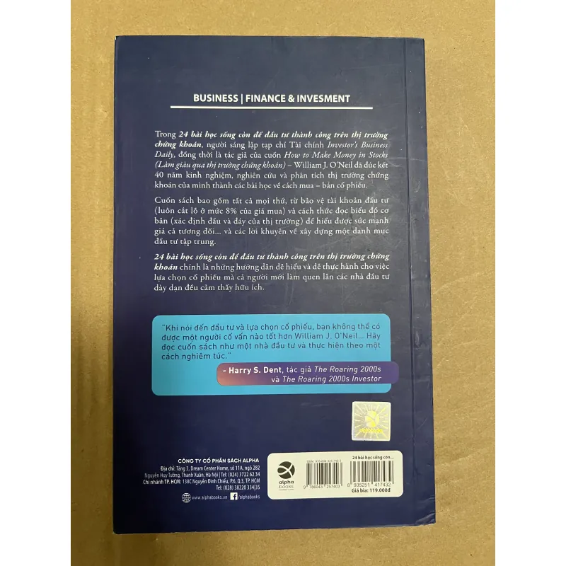 24 Bài học sống còn để đầu tư thành công trên thị trường chứng khoán 1025445