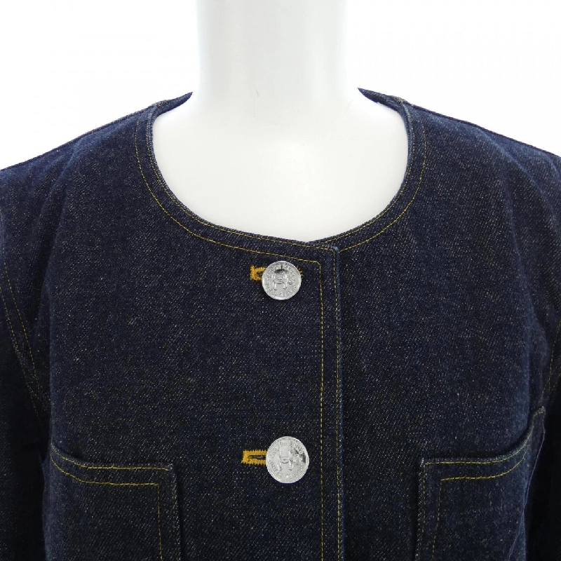 【Mã giảm giá】【Cổ điển】Áo khoác denim CHANEL 635452