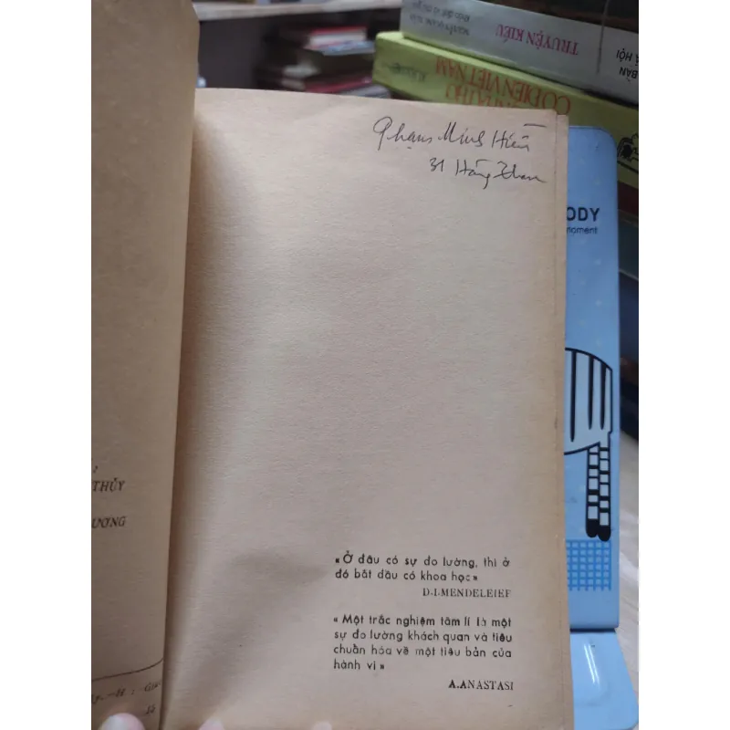 sách: Khoa học chuẩn đoán tâm lý - Trần Trọng Thuỷ (A1) 572965