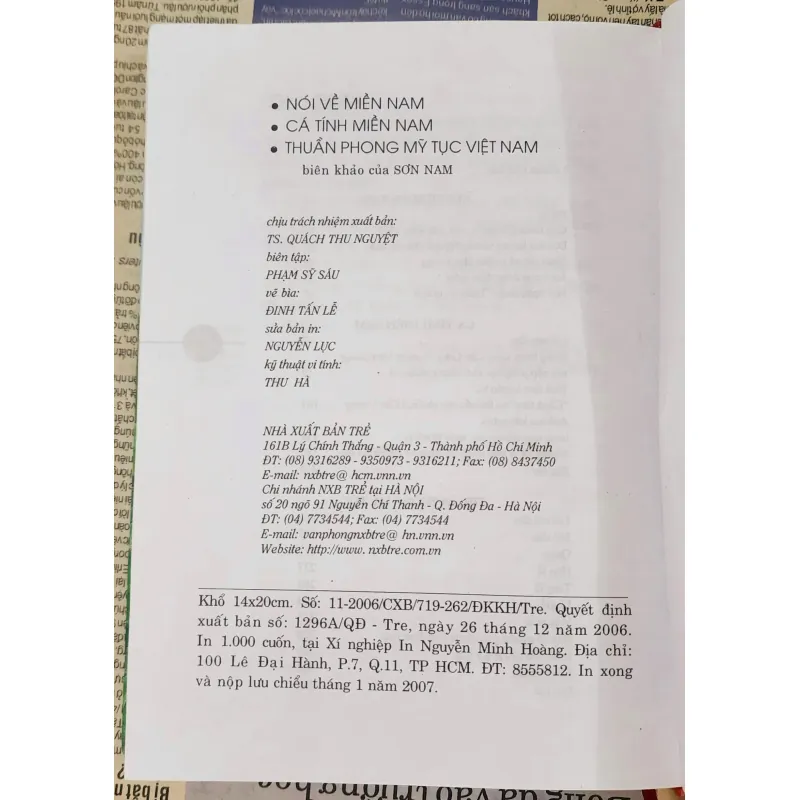 Biên khảo Sơn Nam, bìa cứng và có áo, 403 trang 1003748