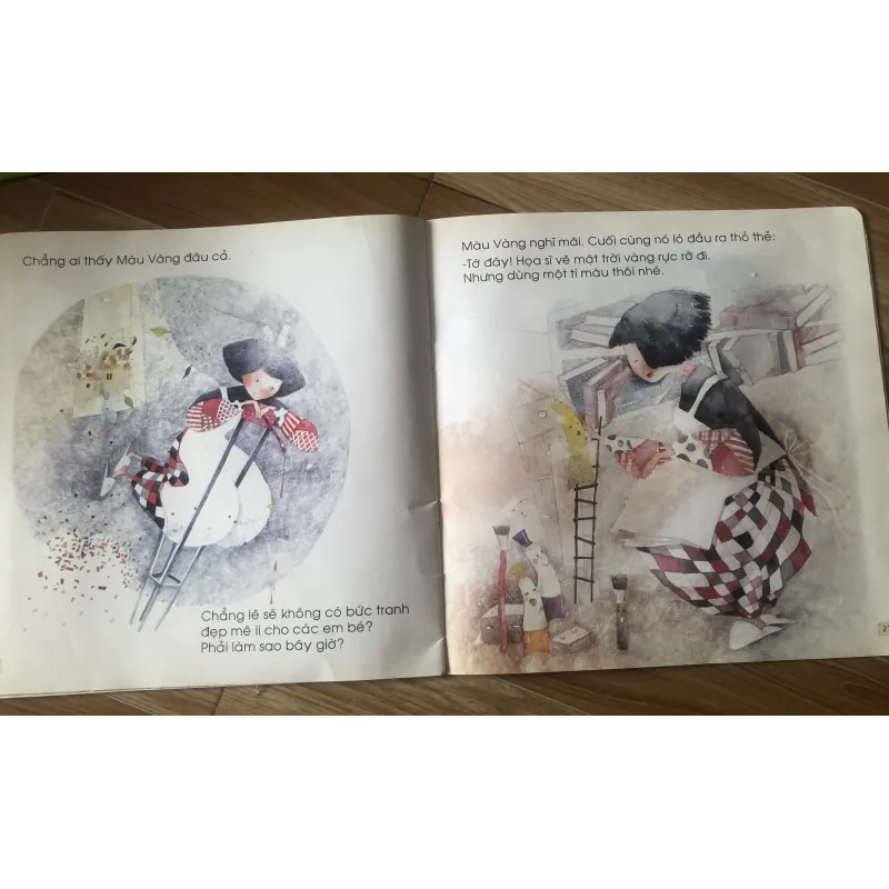 Sách tranh thiếu nhi- Màu vàng ở đâu?  1003994