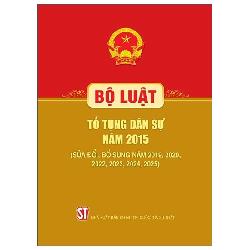 Bộ Luật Tố Tụng Dân Sự Năm 2015 (Sửa Đổi, Bổ Sung Năm 2019, 2020, 2022, 2023, 2024, 2025) (2025) - Quốc Hội 711998