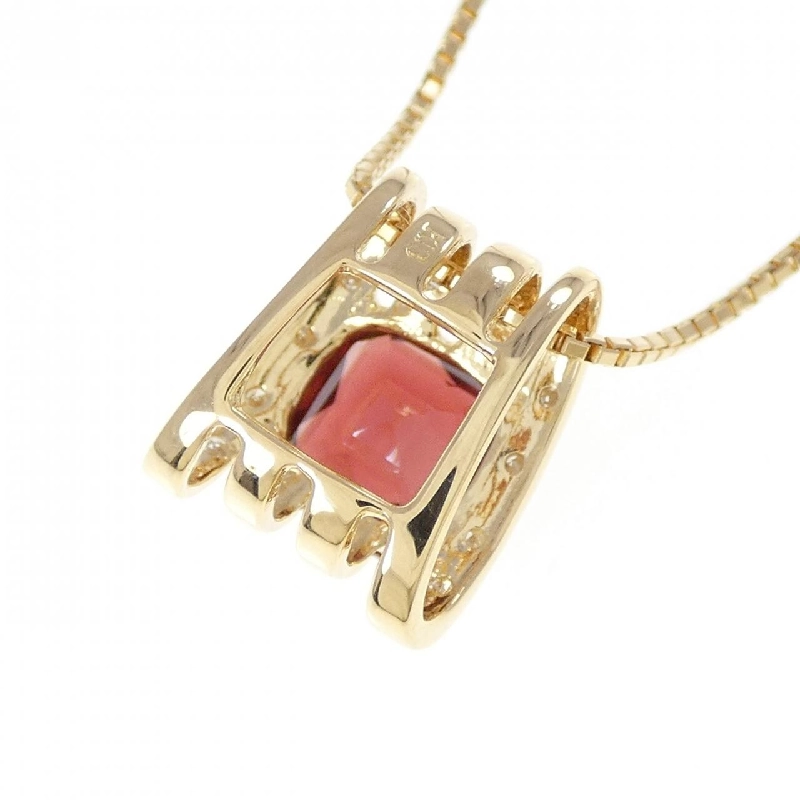 K18YG Garnet Necklace - Hàng hiệu Authentic 859235