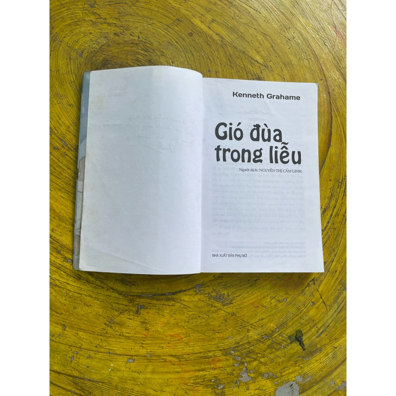 GIÓ ĐÙA TRONG LIỄU- KENNETH GRAHAME 530821