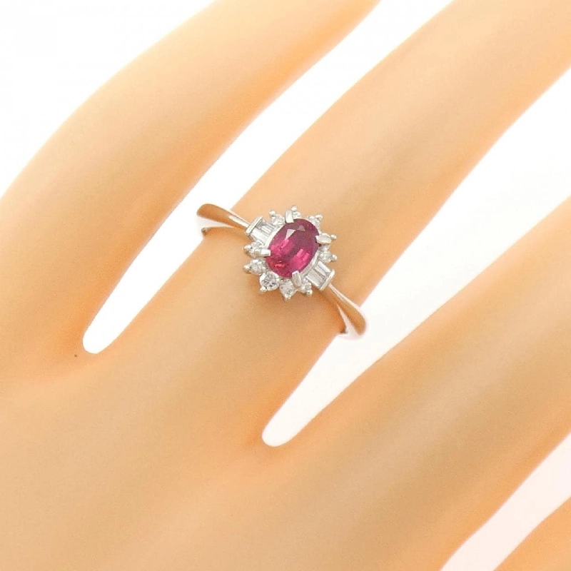 Nhẫn Ruby PT900 0.45CT - Hàng hiệu Chính hãng 849584