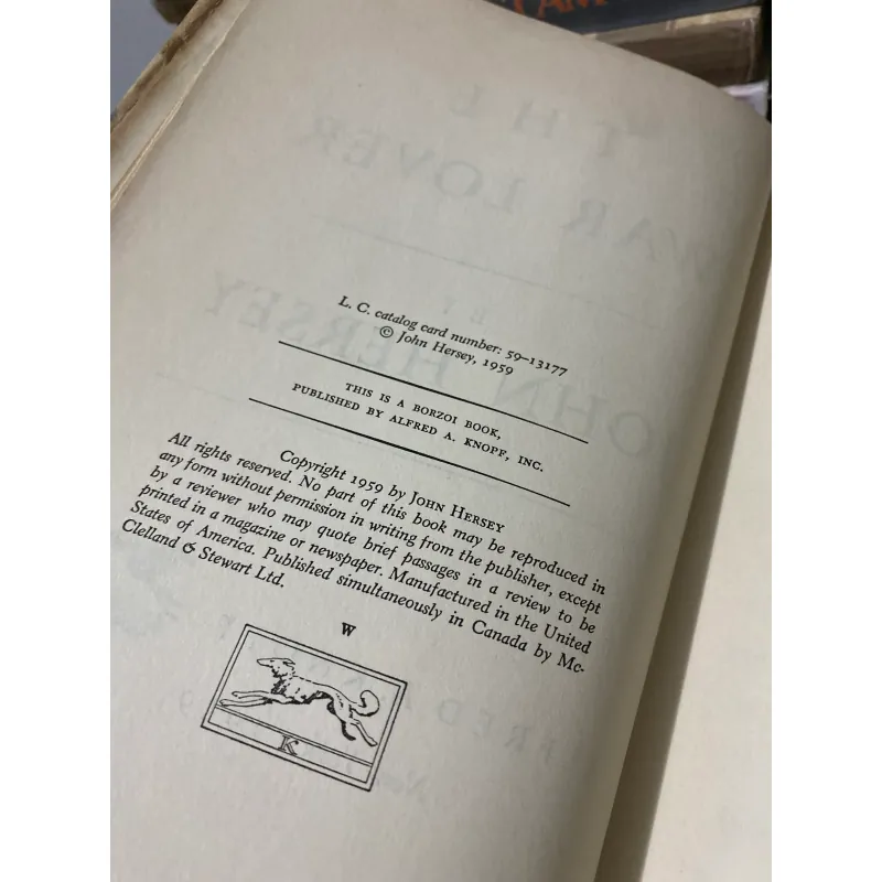 Sách cũ: The War Lover - John Hersey (1959) 957856