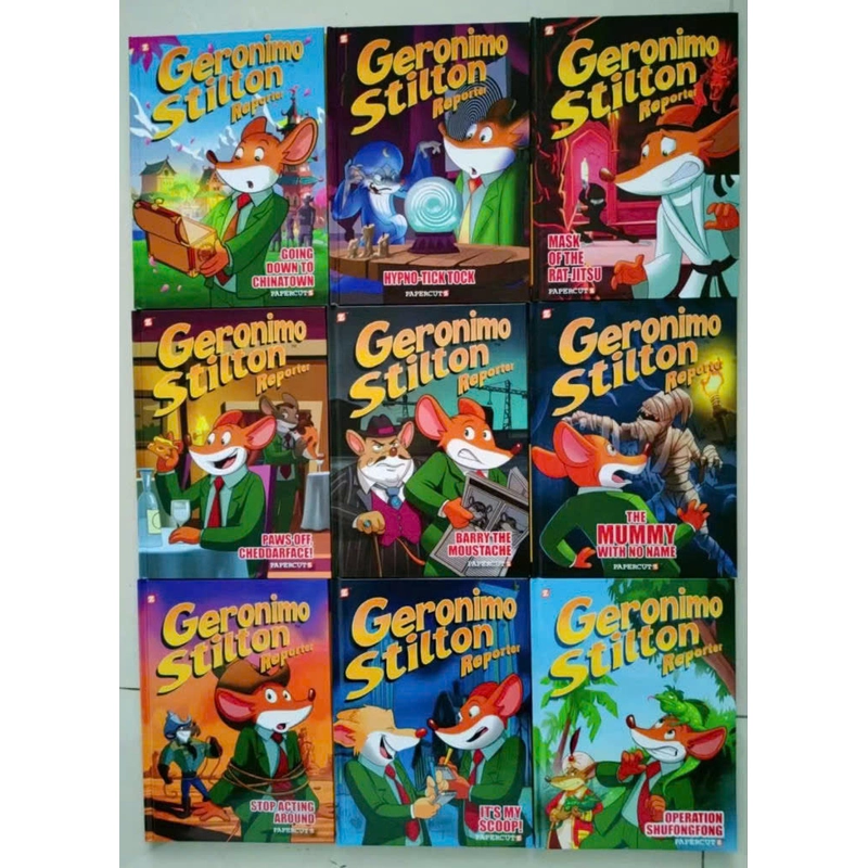 Sách - Geronimo Stilton Reporter (9 cuốn bìa cứng) 359187