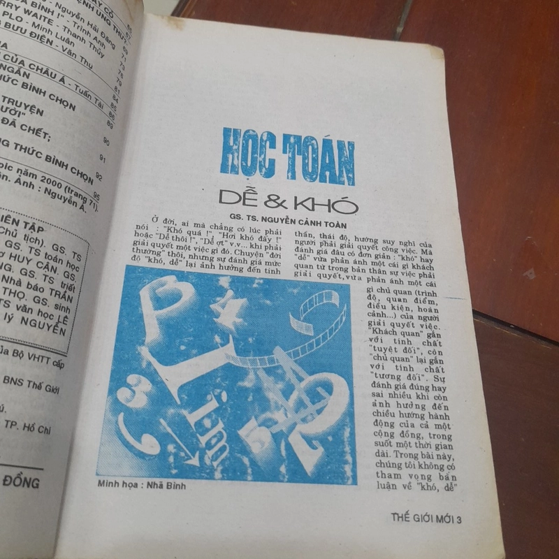 THẾ GIỚI MỚI số 71 năm 1993 447731