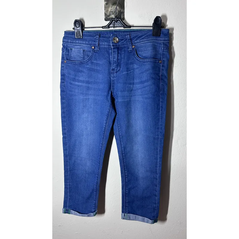 Quần jean nữ lưng - Blue exchange co dãn - size M, màu xanh 733352