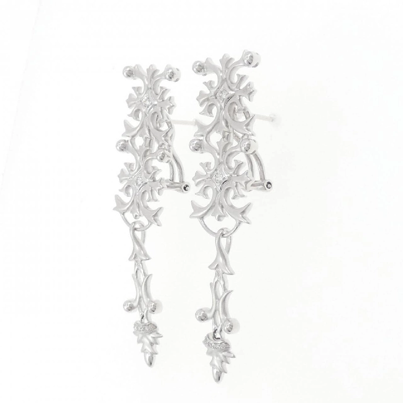 K18WG Bông tai/Khuyên tai kim cương 0.15CT - Hàng hiệu Chính hãng 869293