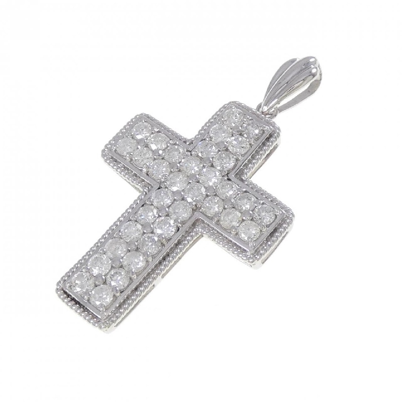 PT900 Mặt dây chuyền kim cương hình chữ thập 2.50CT - Hàng hiệu Chính hãng 863737