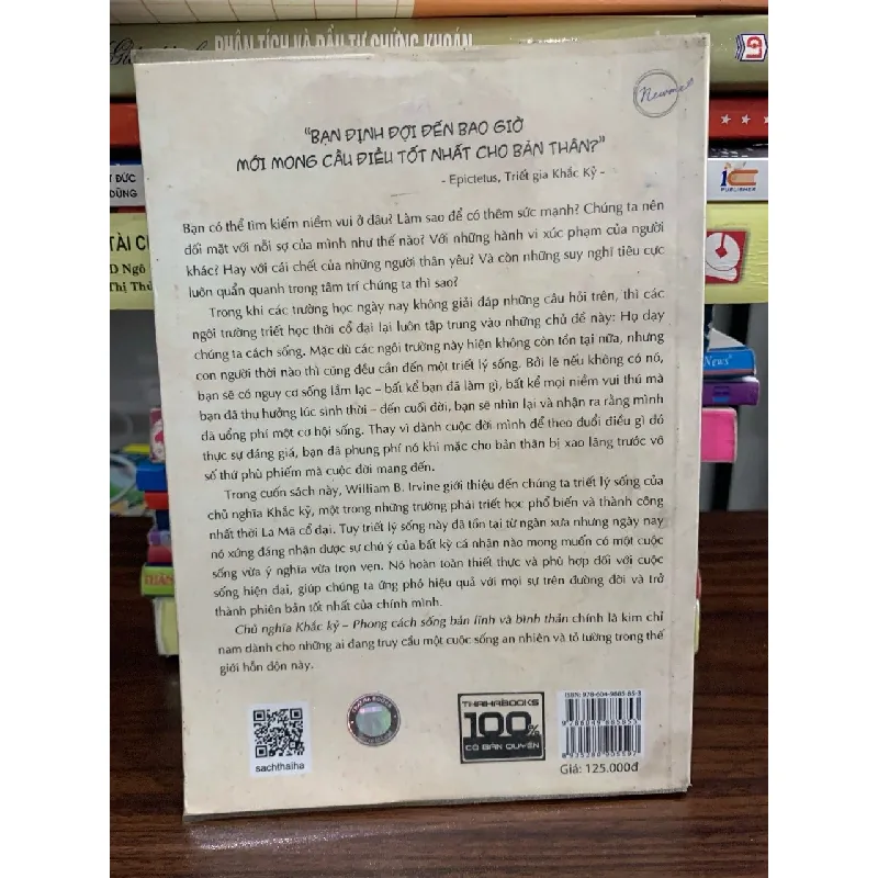 Chủ nghĩa khắc kỷ- William B. Irvine 606285