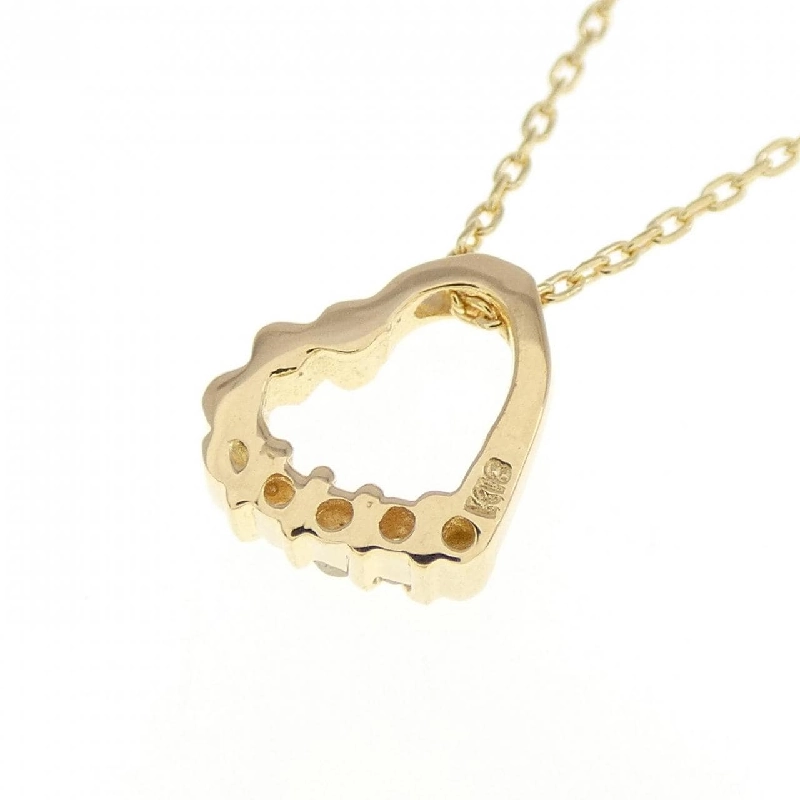 K18YG Mặt Dây Chuyền Hình Trái Tim Đính Kim Cương - Hàng hiệu Chính Hãng 863097