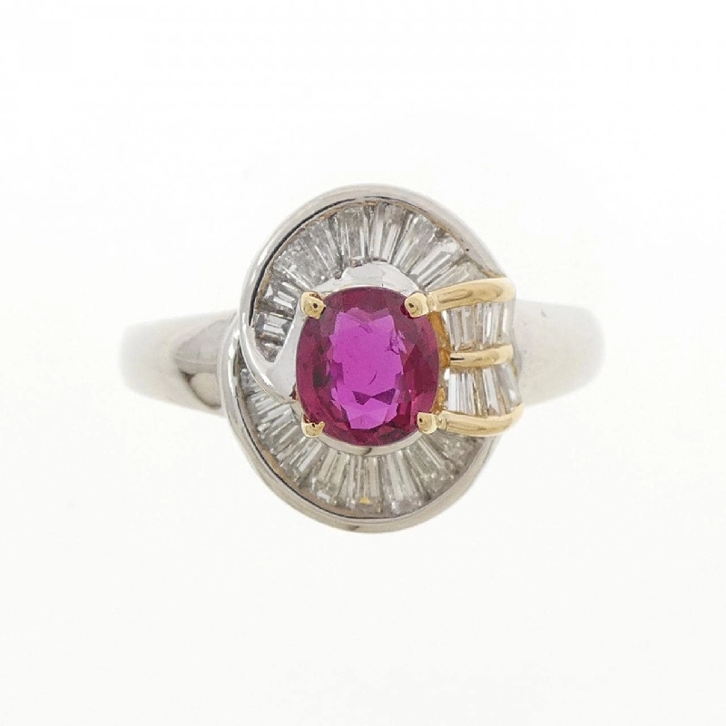 Nhẫn Ruby PT900/K18YG 0.63CT - Hàng hiệu Chính hãng 855705