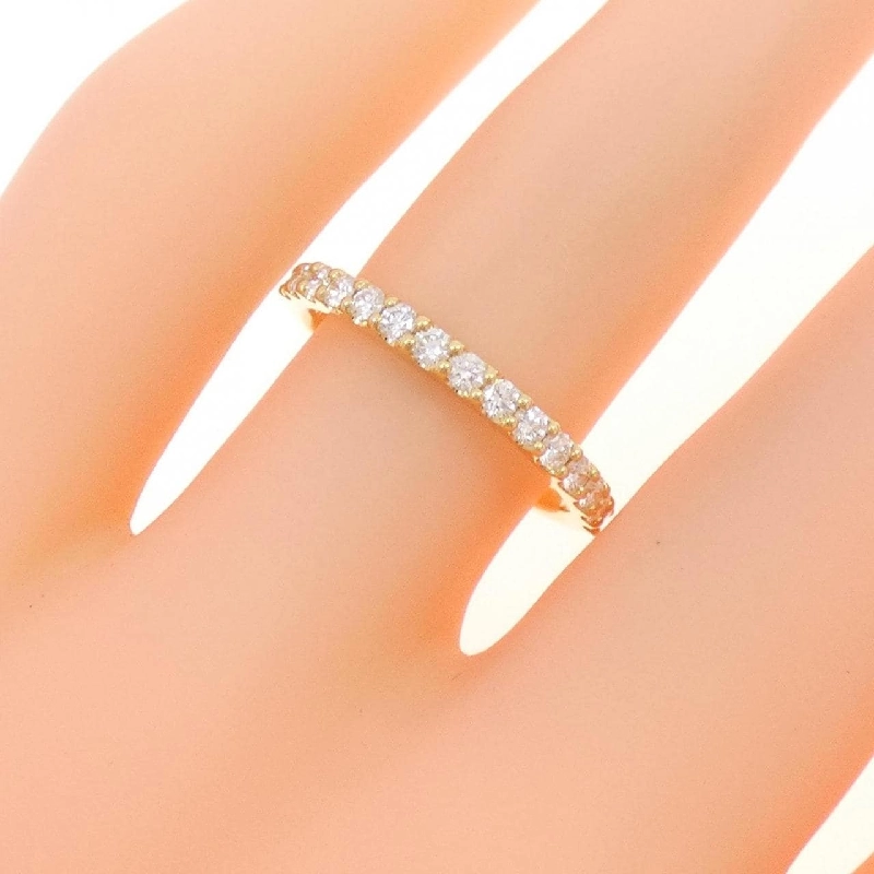 Nhẫn kim cương K18YG Half Eternity 0.300CT - Hàng hiệu Chính hãng 856094