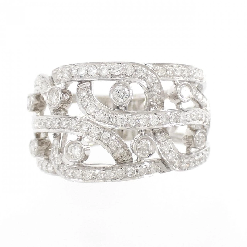 Nhẫn kim cương 750WG 672190