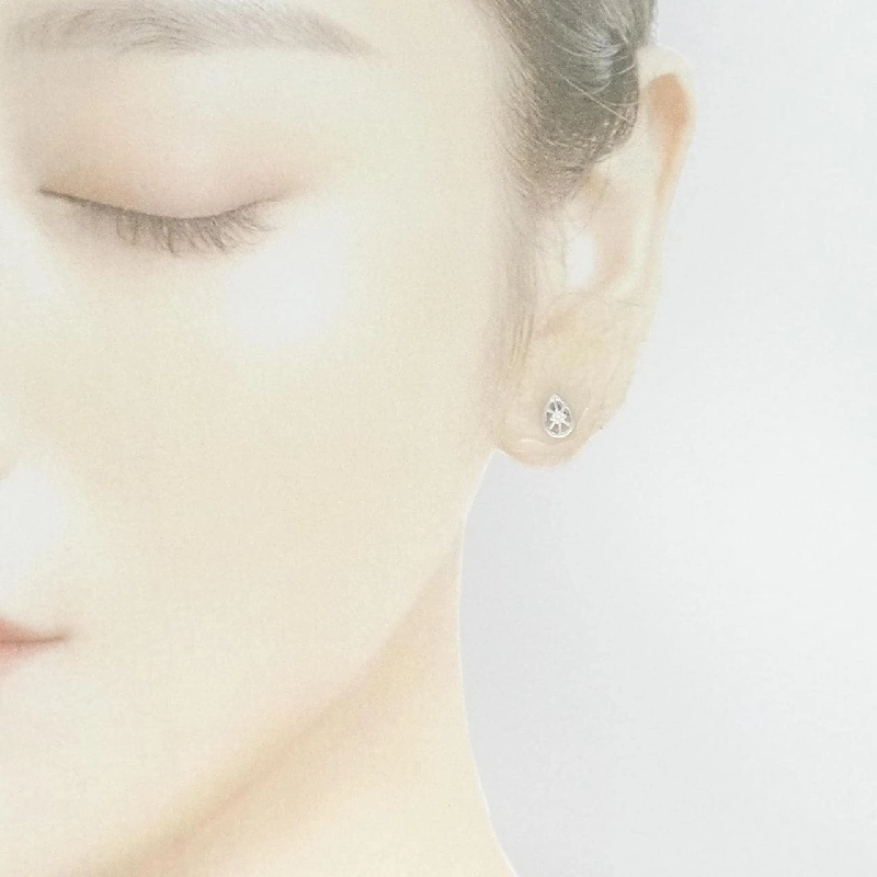 K18WG Bông tai Cubic - Hàng hiệu Chính hãng 876754