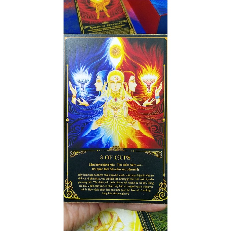 Bộ bài Tarot Ý Chí (kèm túi đựng+khăn trải Tham Thấu Thiên Cơ) 58314