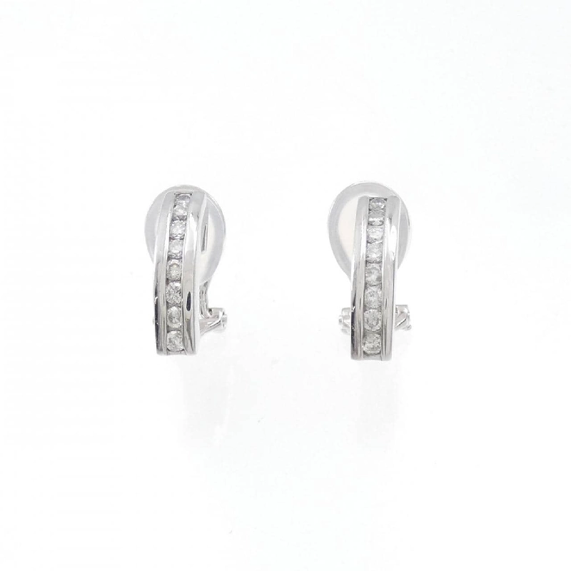 K18WG/K14WG Bông tai kim cương 0.41CT - Hàng hiệu Chính hãng 874504