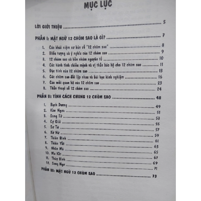 Mật ngữ 12 chòm sao 529376