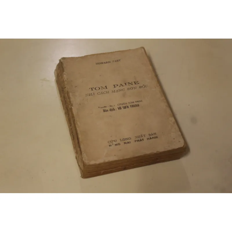 Tom Paine Nhà cách mạng đơn độc, Howard Fast 960008
