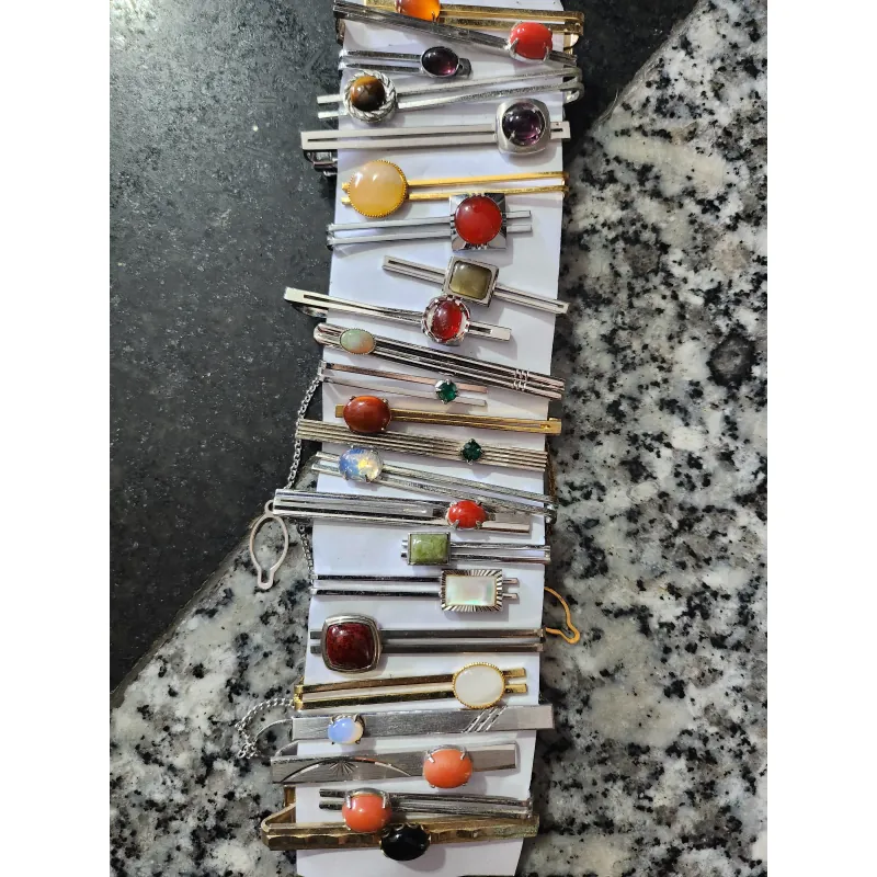 Kẹp cavat ngọc trai, đá 797416