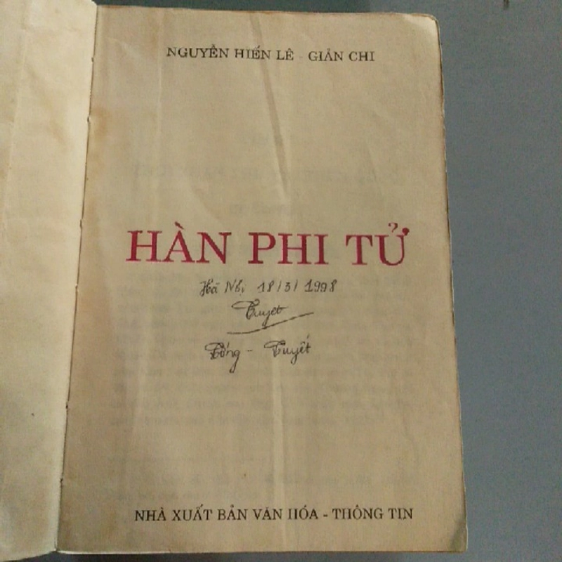 HÀN PHI TỬ - Nguyễn Hiến Lễ 223768