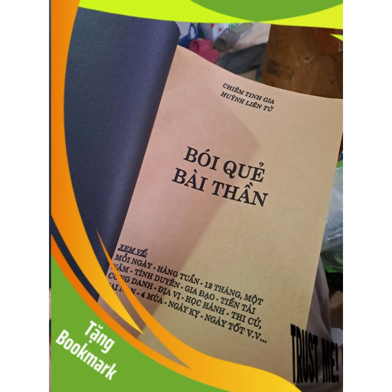 (TẶNG BOOKMARK) (photo) Bói quẻ bài thần - Huỳnh Liên Tử RBK0910 937633
