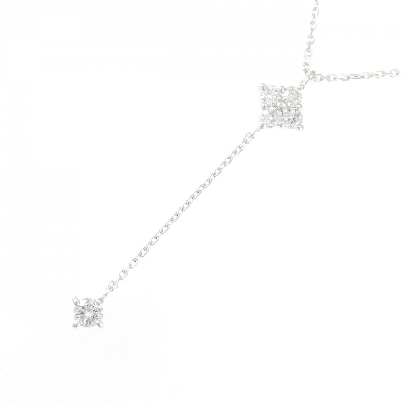 Dây chuyền kim cương K18WG 0.19CT - Hàng hiệu Chính hãng 864643