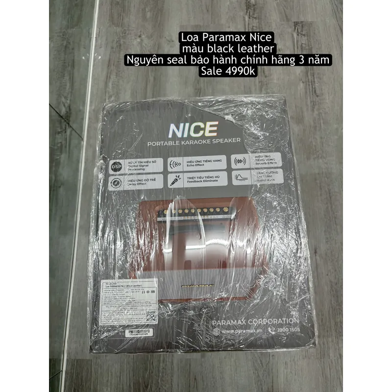Loa Paramax Nice màu black leather chính hãng bảo hành 3 năm 1066740