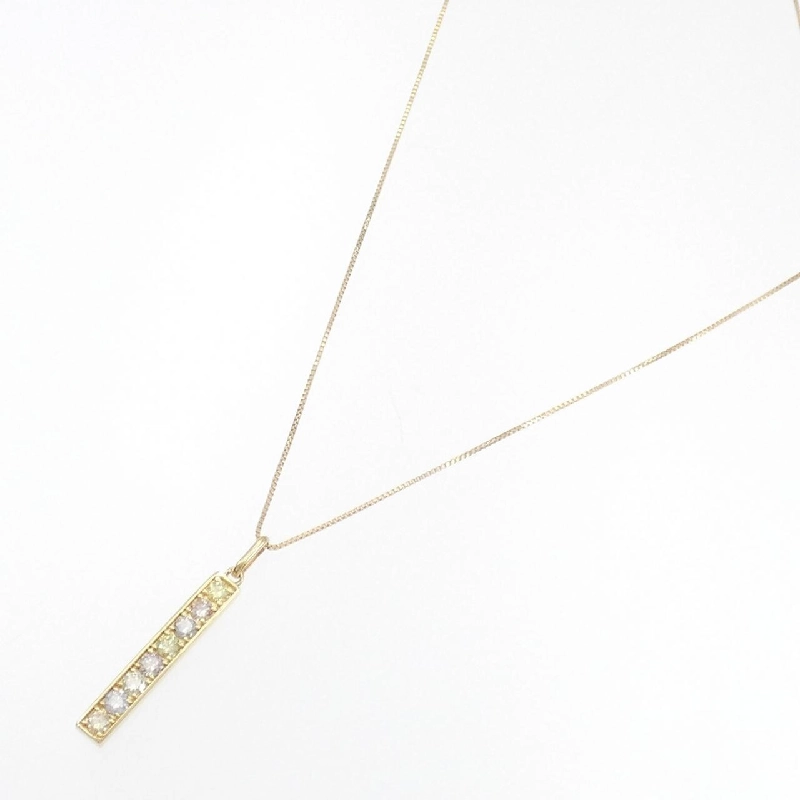 Dây chuyền kim cương K18YG 0.70CT - Hàng hiệu Chính hãng 863577