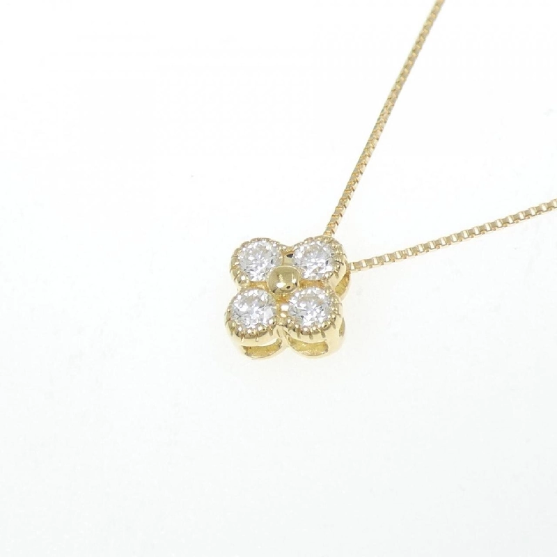 K18YG Hoa Hồng Kim Cương Dây Chuyền 0.253CT - Hàng hiệu Chính Hãng 862595