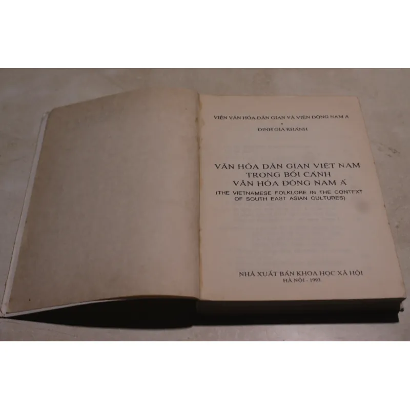 Văn hoá dân gian Việt Nam trong bối cảnh văn hoá Đông Nam Á 972600