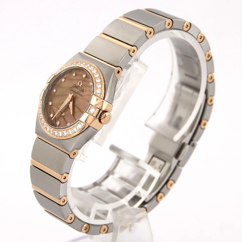 Đồng hồ Omega Constellation Plume RG Combi/D･12P 123.25.24.60.57.002 SSxPG Quartz - Hàng hiệu Chính hãng 876293