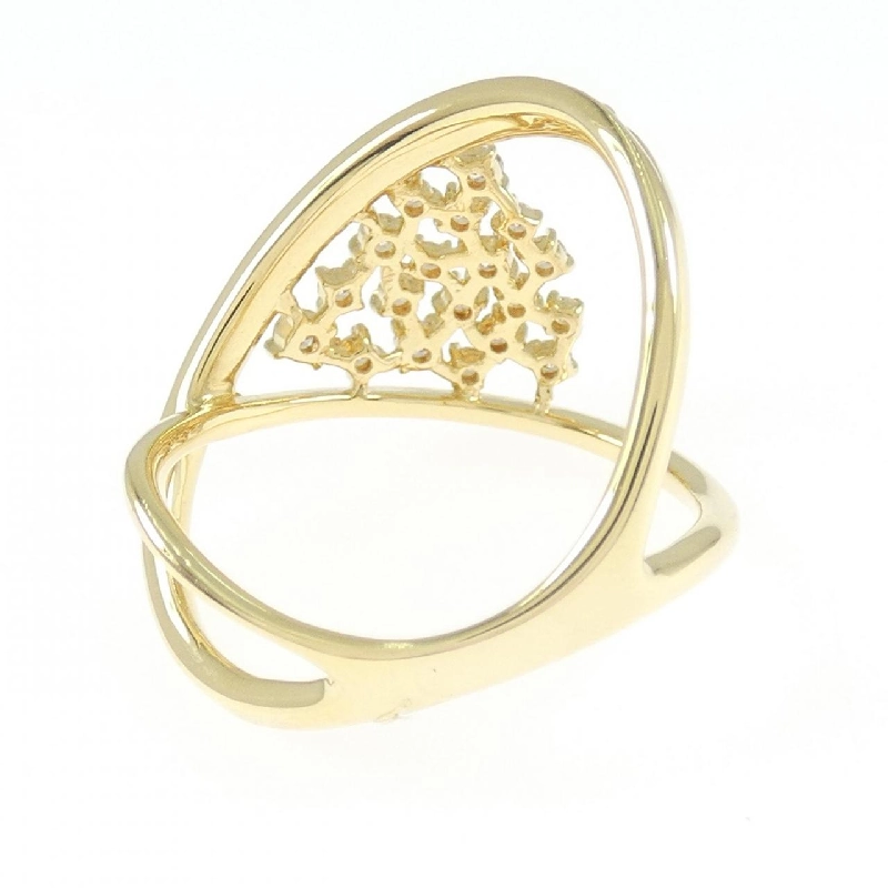 Nhẫn kim cương K18YG 0.38CT 668594