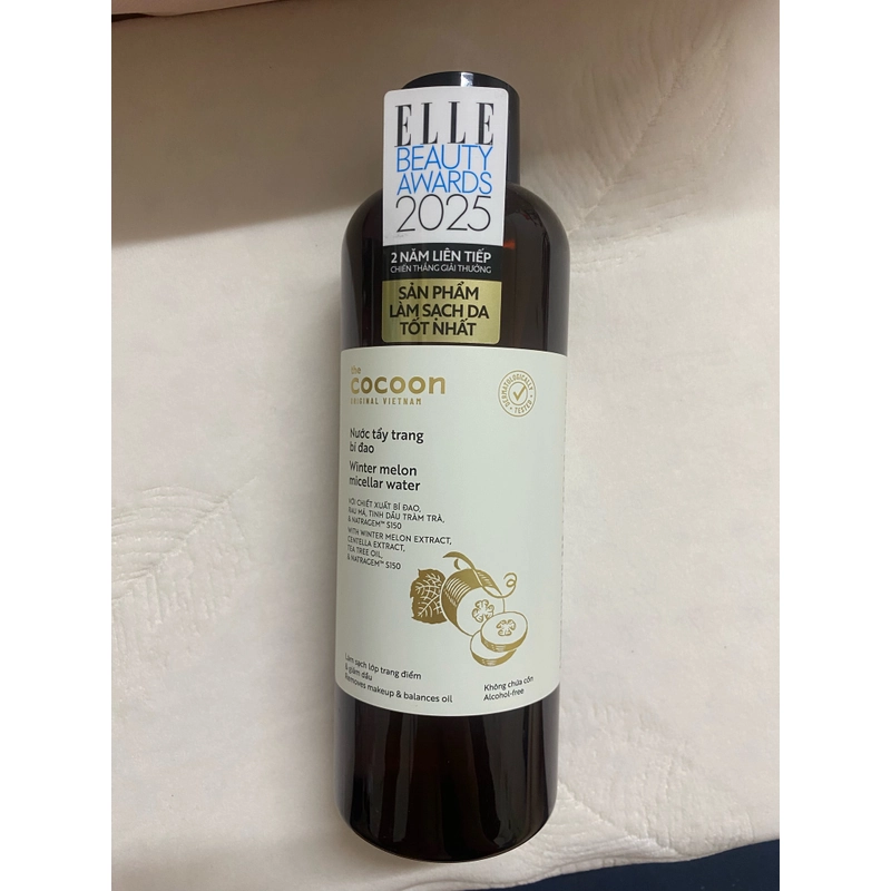Nước Tẩy Trang Cocoon Winter Melon Bí Đao Làm Sạch Da Và Giảm Dầu Chai Lớn 500ML 532322