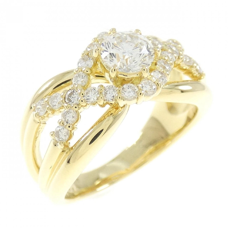 Nhẫn kim cương K18YG 0.524CT I SI1 VG - Hàng hiệu Chính hãng 872933