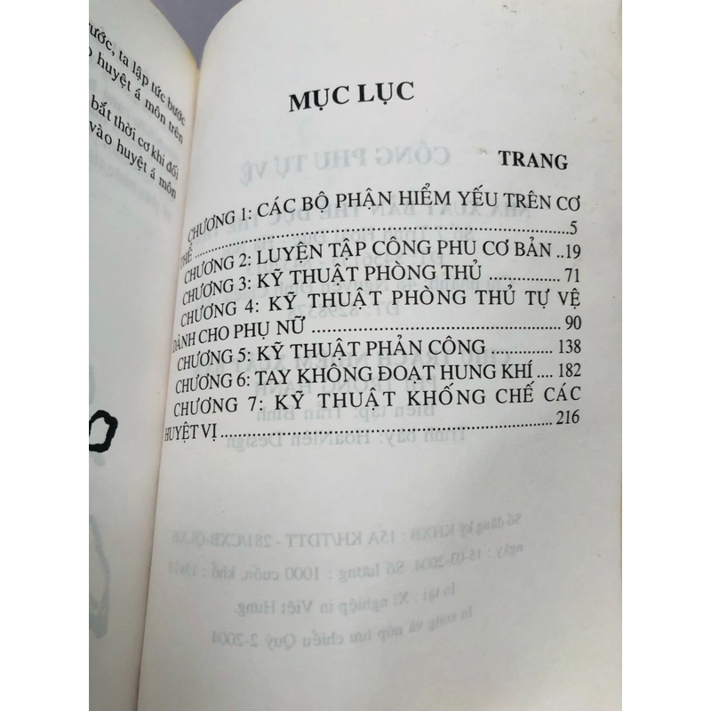 CÔNG PHỤ TỰ VỆ - 232 trang, nxb: 2004 358036