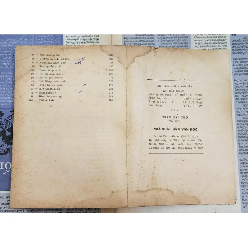 TỐ HỮU TRĂM BÀI THƠ
-
Chế Lan Viên giới thiệu
 703967