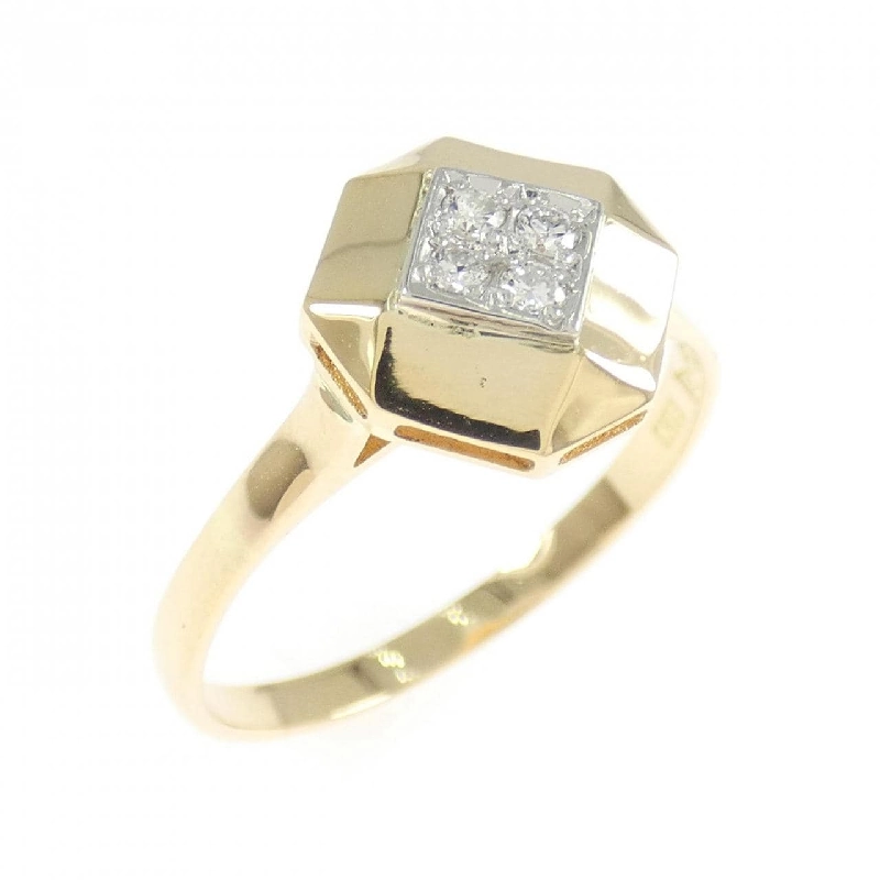 Nhẫn kim cương K18YG/K18WG - Hàng hiệu Authentic 852749