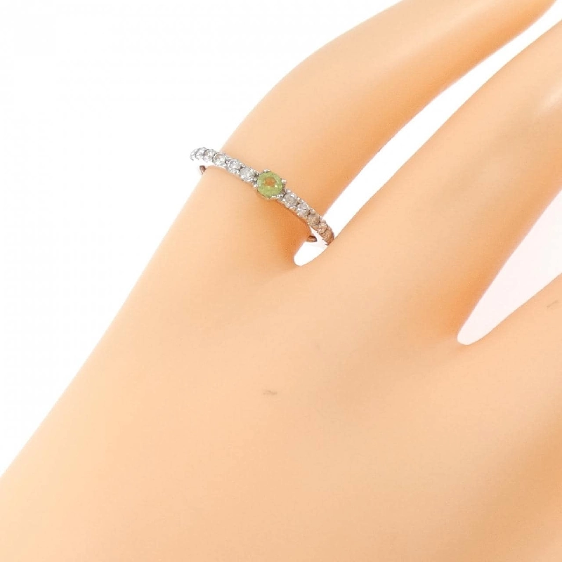 Nhẫn Peridot K18WG - Hàng hiệu Authentic 855610