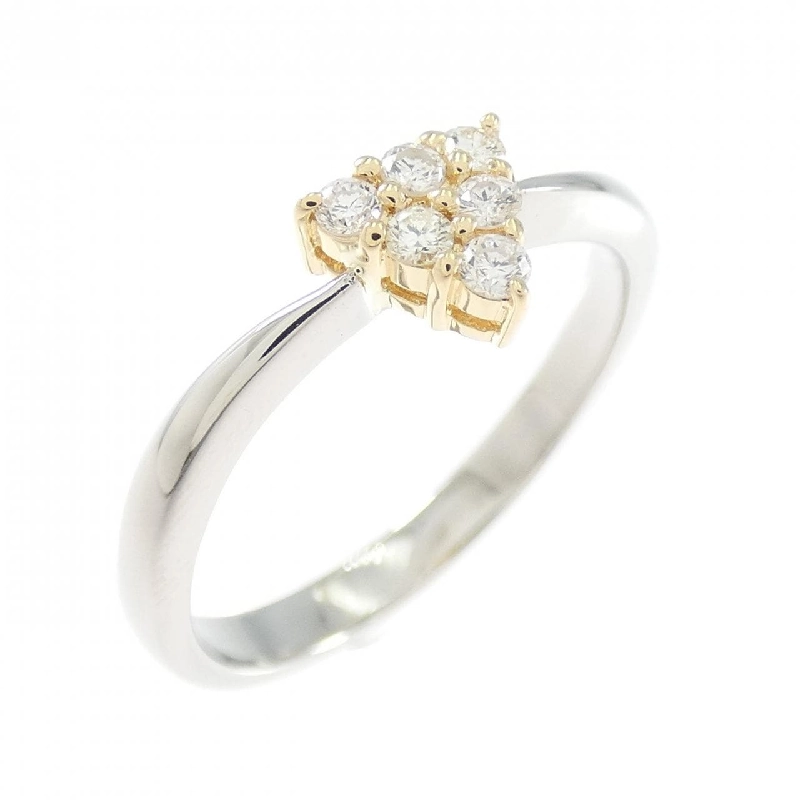 Nhẫn kim cương PT900/K18YG 0.12CT - Hàng hiệu Authentic 855555