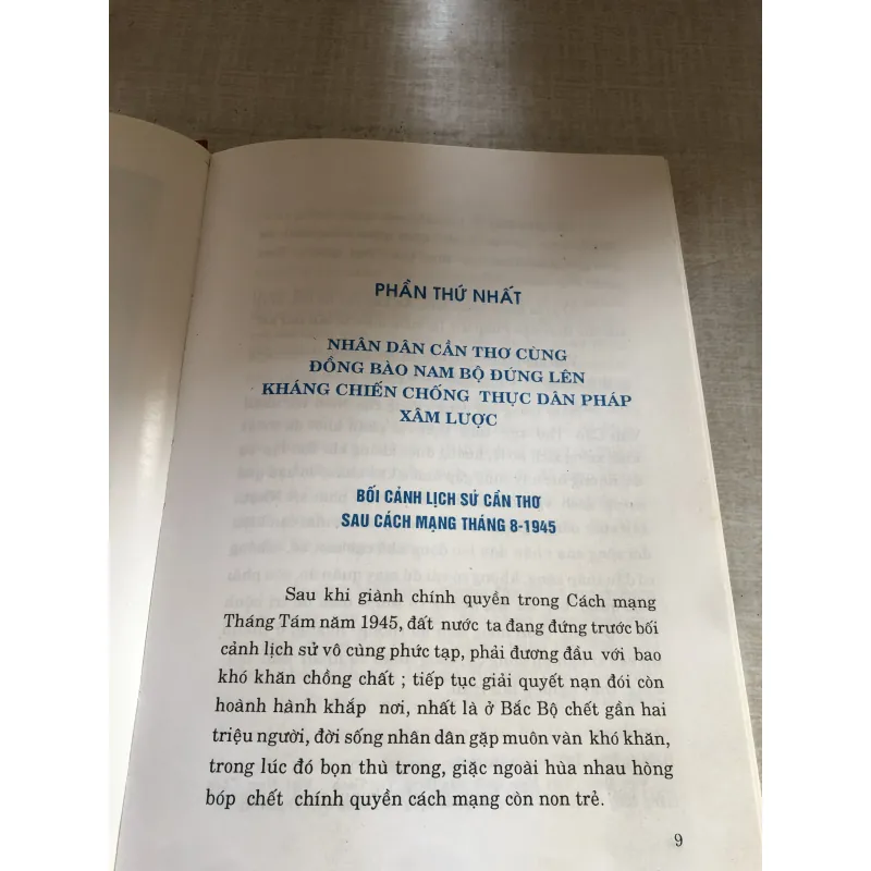 Lịch sử Đảng bộ tỉnh Cần Thơ tập 2 (1945 - 1954) 780682